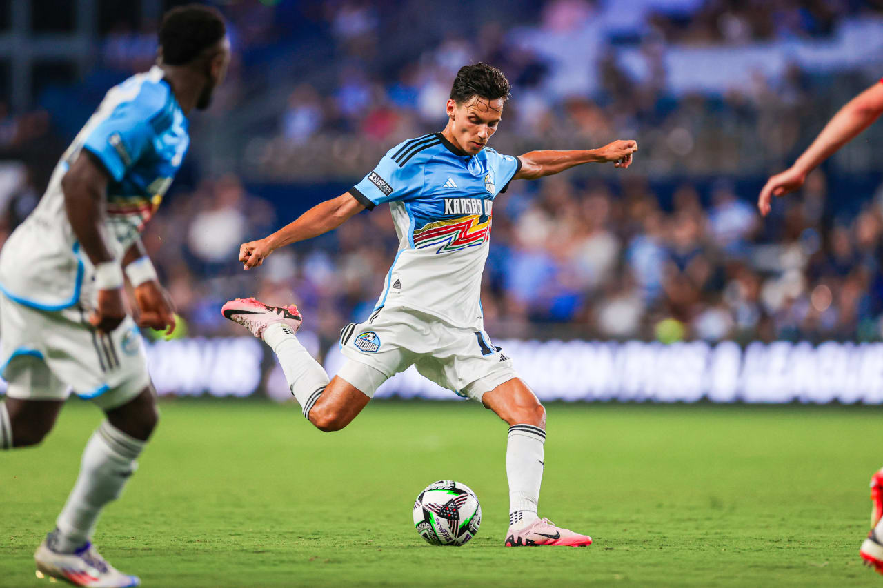 Forward Daniel Salloi (10) during the Leagues Cup match against Chicago Fire.