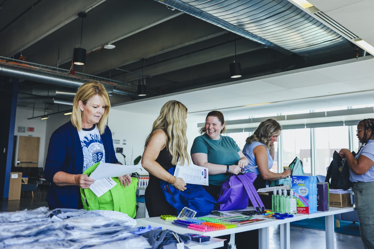 On August 5th, Sporting associates gathered with enthusiasm, ensuring every bag was filled with the right supplies,