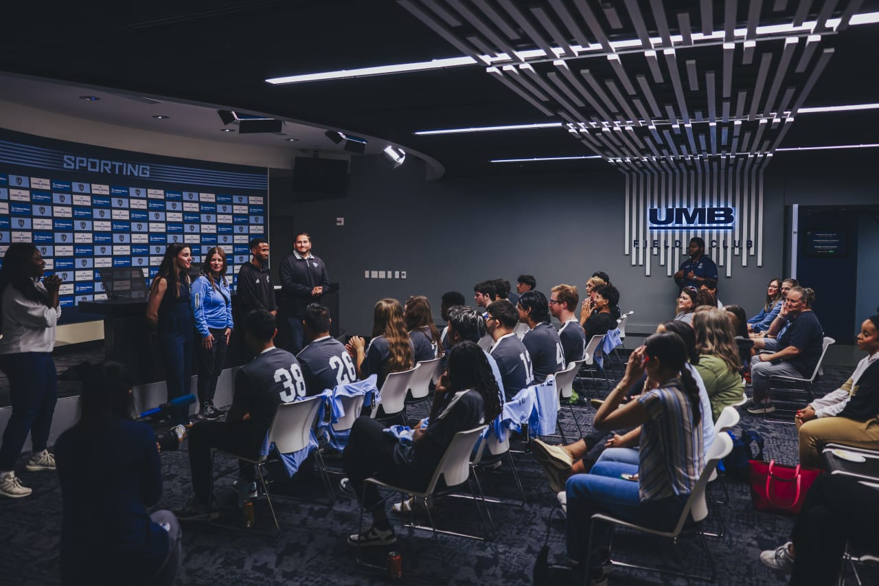 Unified coaches talk to players and families at signing day