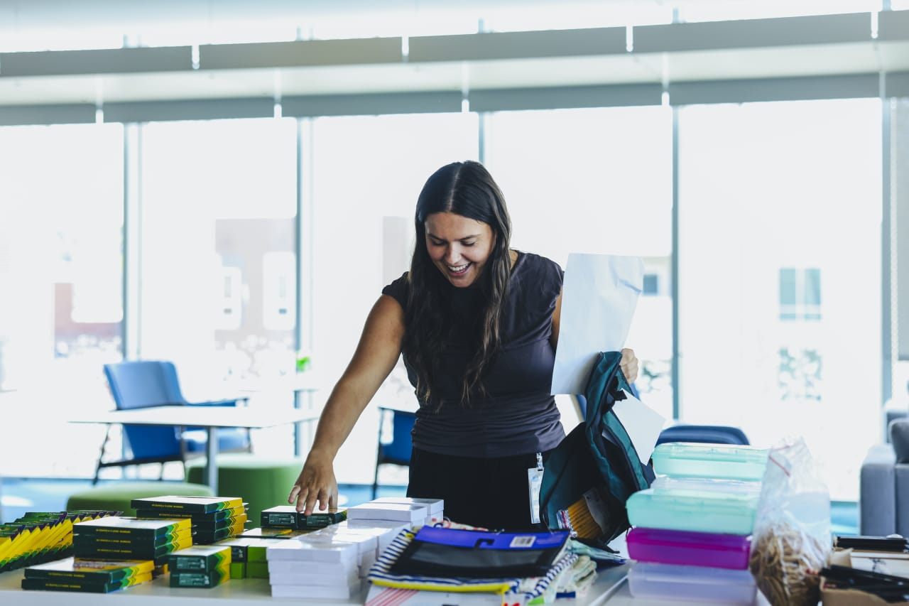 On August 5th, Sporting associates gathered with enthusiasm, ensuring every bag was filled with the right supplies,