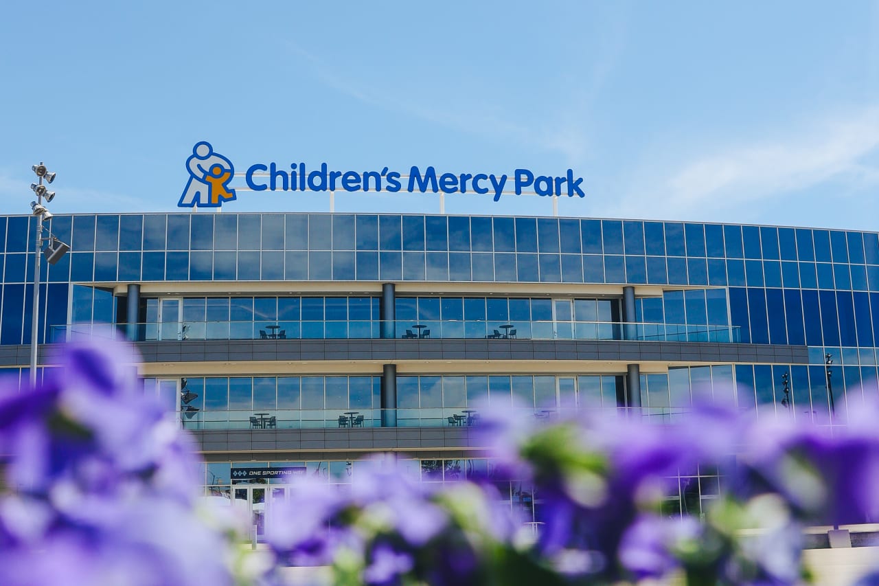 Children's Mercy Park before the game on Sunday vs the LA Galaxy