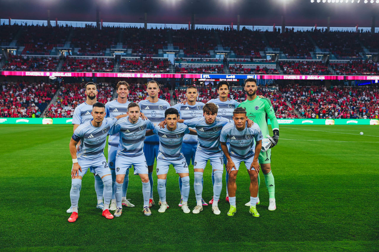 Sporting KC's starting eleven vs St. Louis