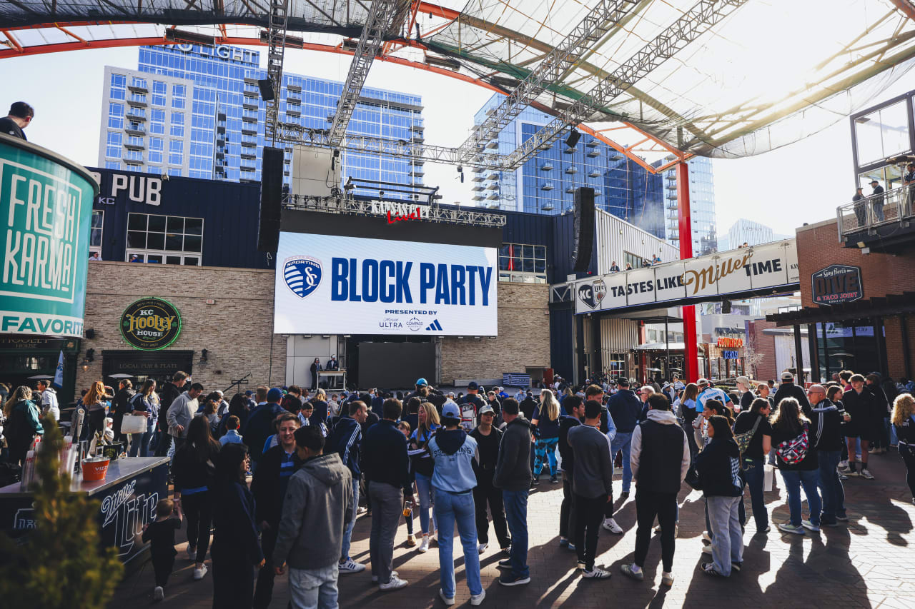Fans gather in waiting for the 2025 Block Party to start