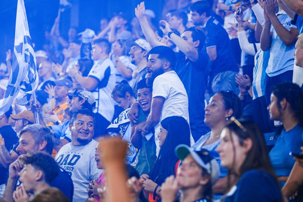 Tha fans were rowdy and cheering on SKC during Retro Night on August 24.