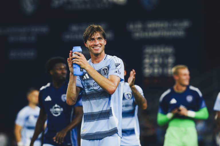 Jacob Bartlett, 2025, after the Sporting KC vs Charlotte game