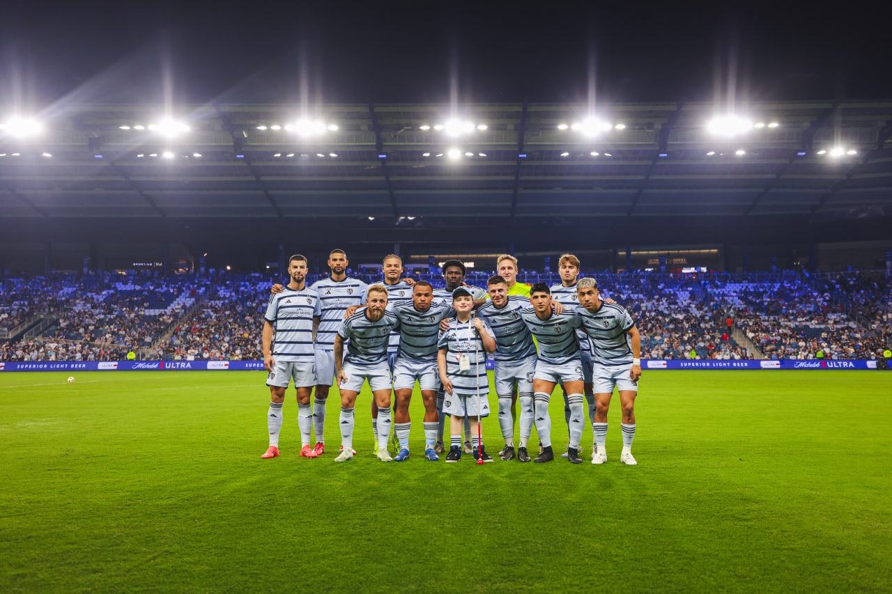 Miles is part of Sporting's Starting XI photo.